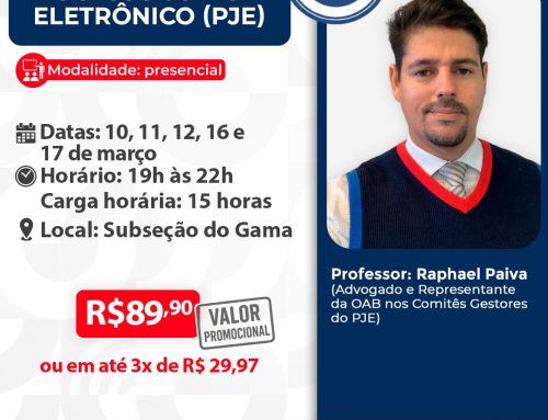 Processo Judicial Eletrônico (PJE) – Subseção do Gama – ID 948